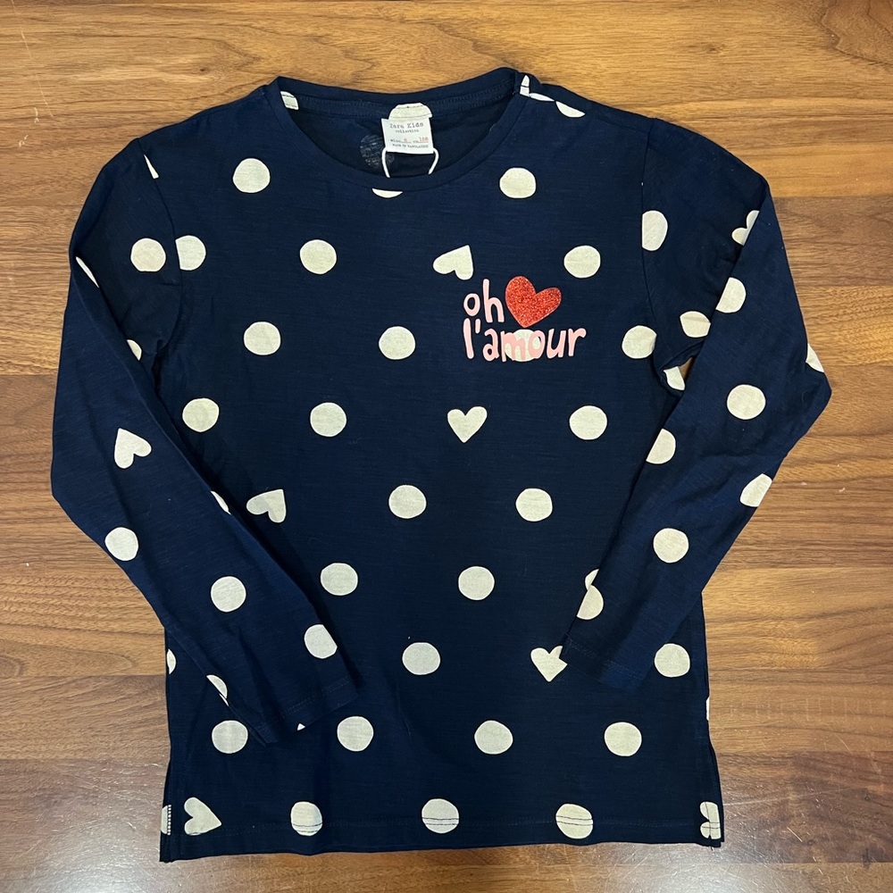 NWT Zara Girls Long Sleeve Shirt